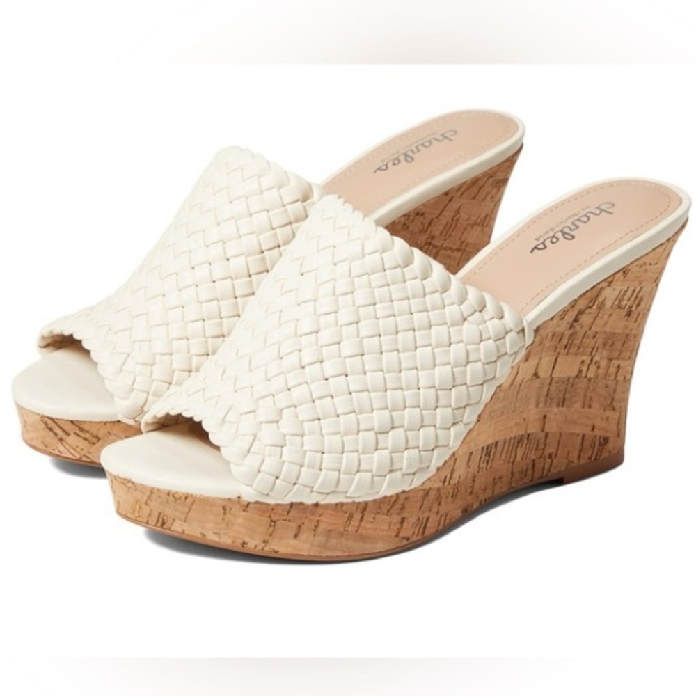 Charlies Woven Wedge Sandals - Picture 2 of 12